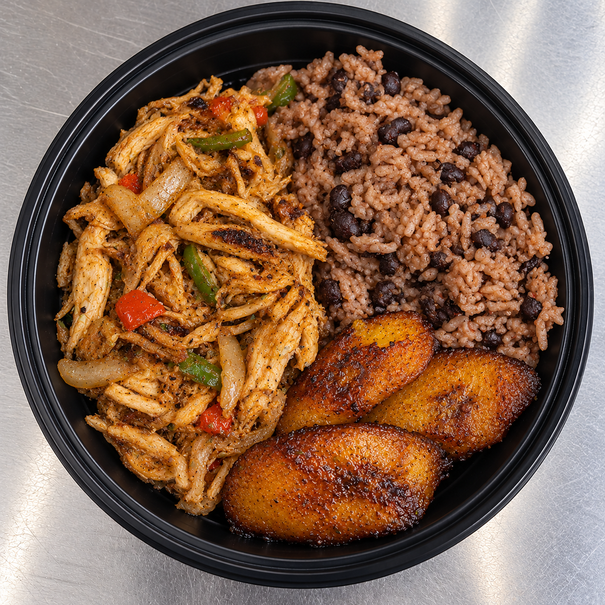 23 Chicken Vaca Frita / Congri Rice / Sweet Plantains